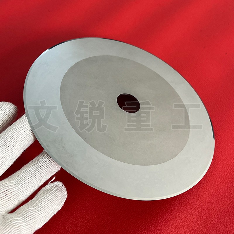 钨钢圆刀片硬质合金圆形刀片切布胶带薄膜纸管钨钢分切小圆刀图4