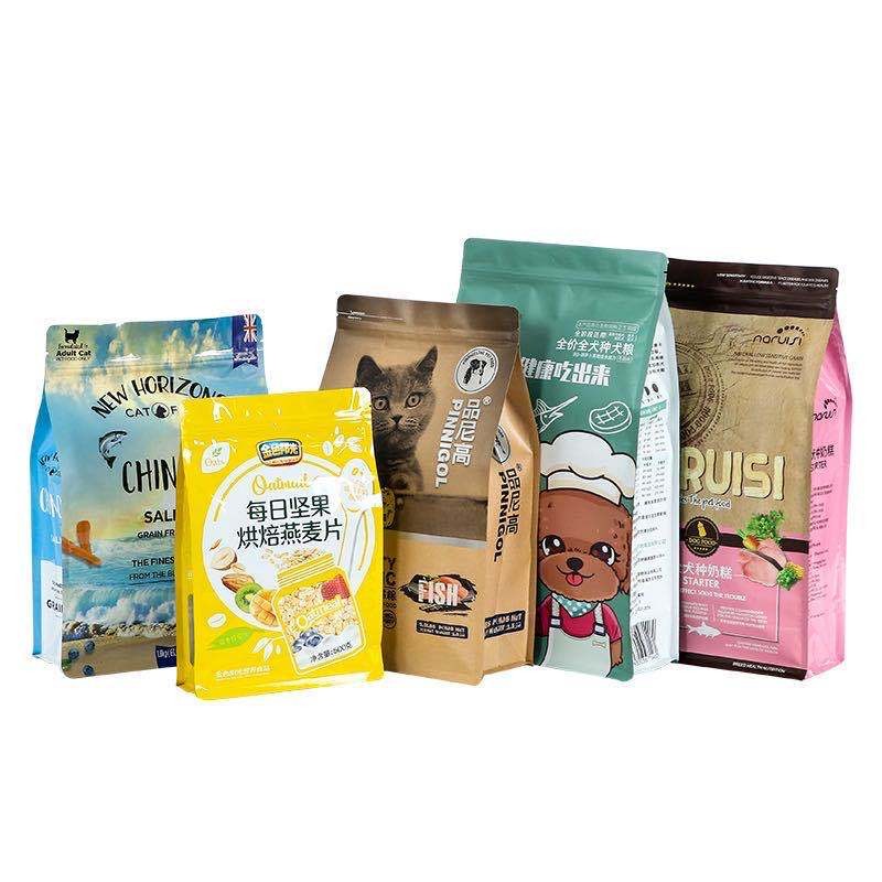 塑料食品包装袋定 制狗粮猫砂袋自立自封袋茶叶铝箔袋复合卷膜图5