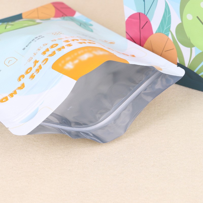 源头厂家彩印食品包装袋 休闲零食果干袋 自立铝箔哑光包装袋图3