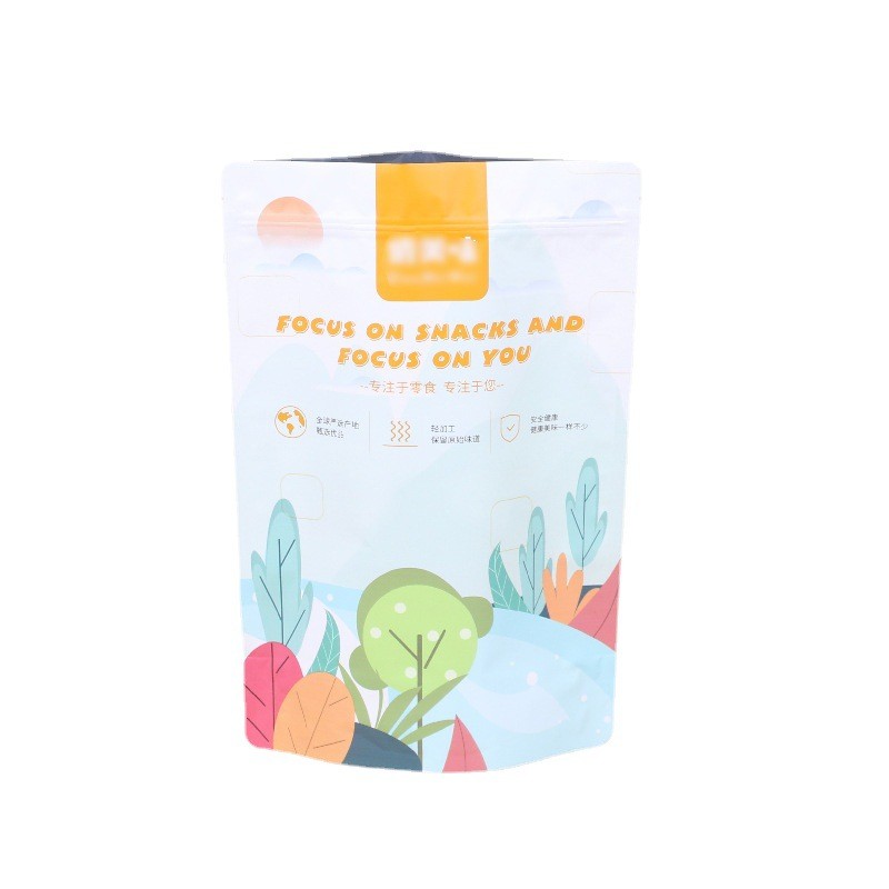 源头厂家彩印食品包装袋 休闲零食果干袋 自立铝箔哑光包装袋图4