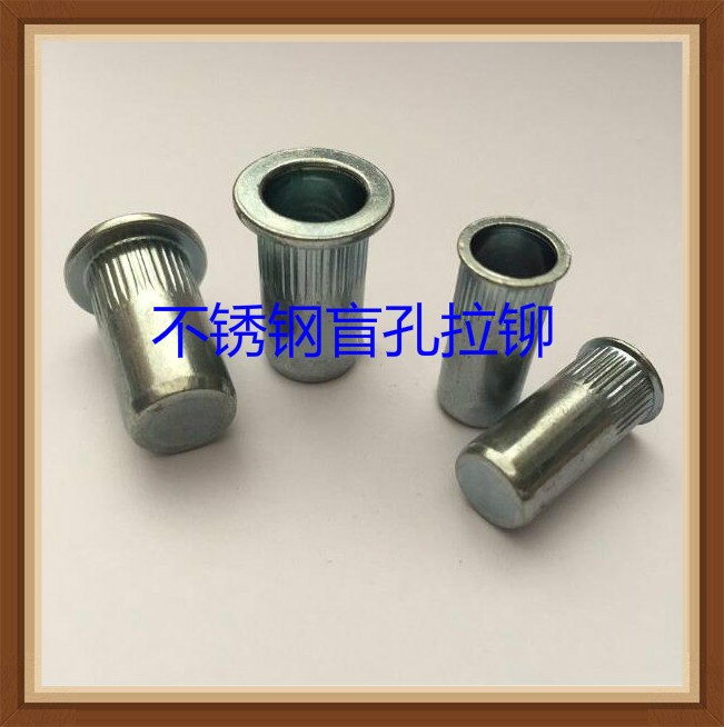 不锈钢304盲孔拉铆螺母 大沉头圆柱封闭型铆螺母M4M5M6M8M10拉帽 1000个图3