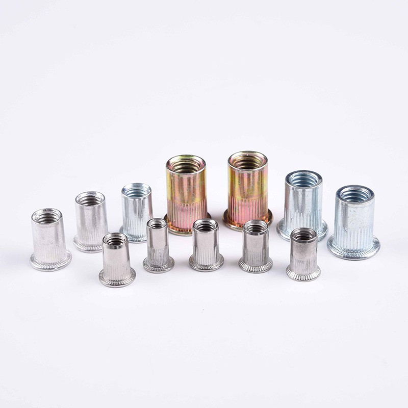 平头拉铆螺母拉卯螺母铆螺母拉母拉帽304不锈钢铝制M3-M12-M6-M8 1000件图2