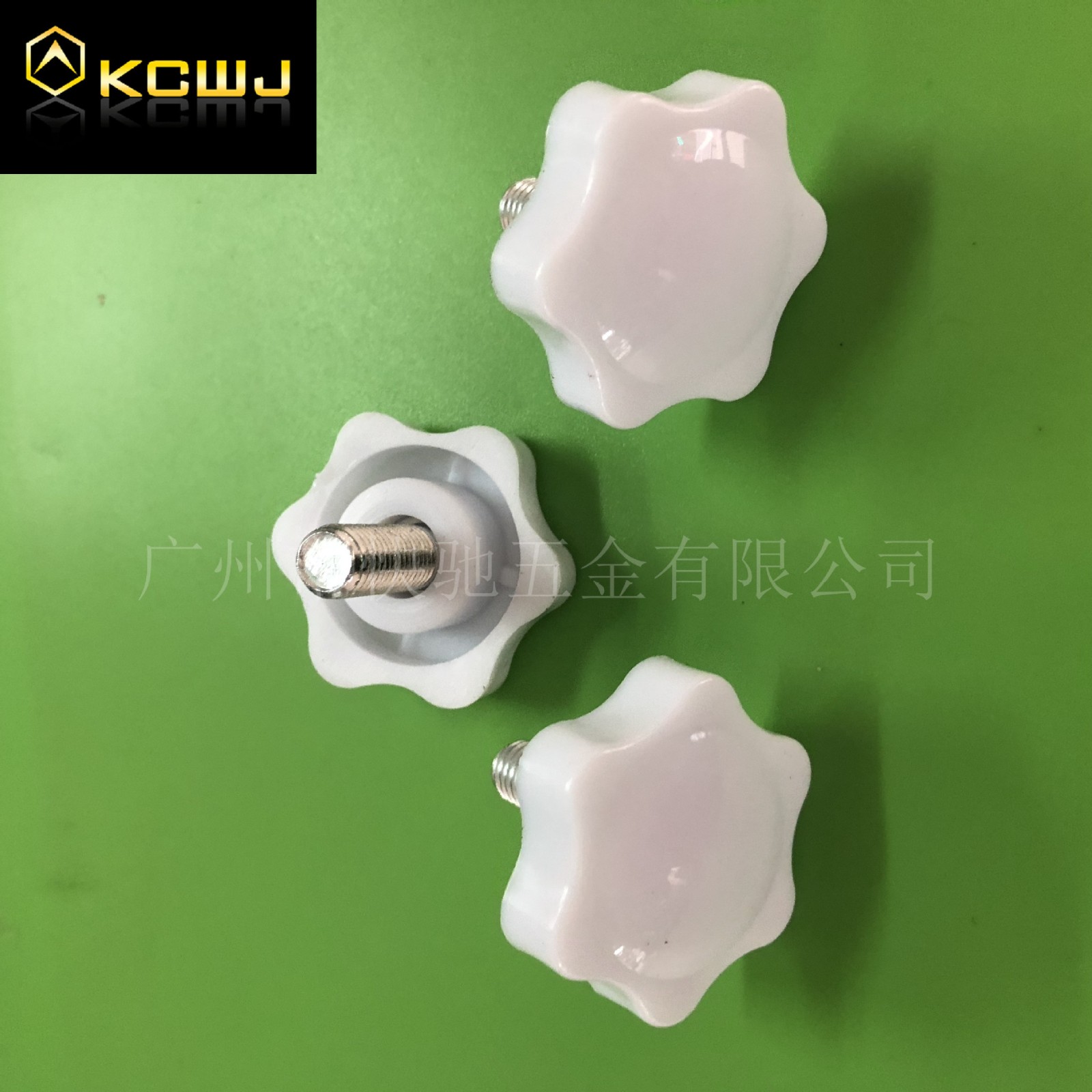 白色梅花头25#6*12 白色包胶螺丝6*12 白色梅花头手柄螺丝 1000个图2