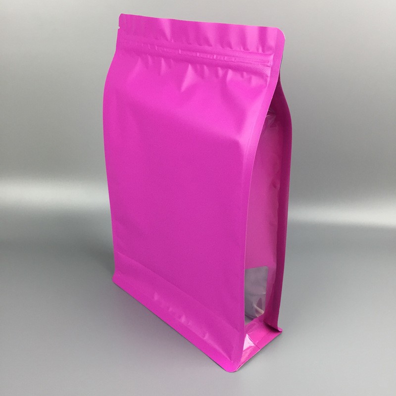 彩色八边封奶茶原料铝箔袋茶叶自立食品包装袋狗粮鱼饵自封塑料袋图4
