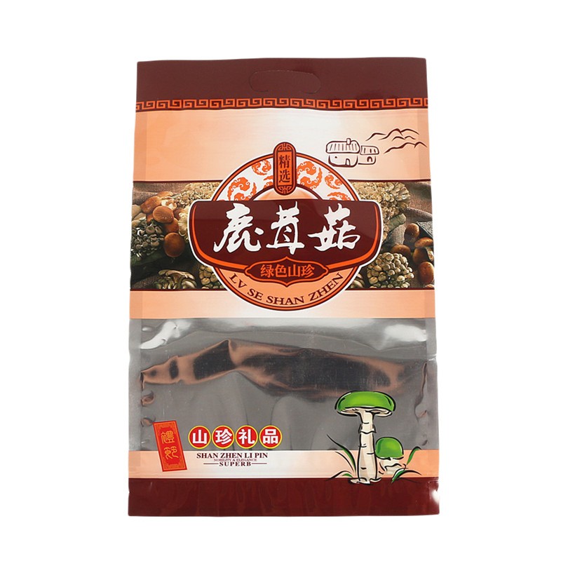 珊瑚菌鹿茸菇食品包装袋塑料自封袋250克野生鹿茸菇干货包 装袋图5