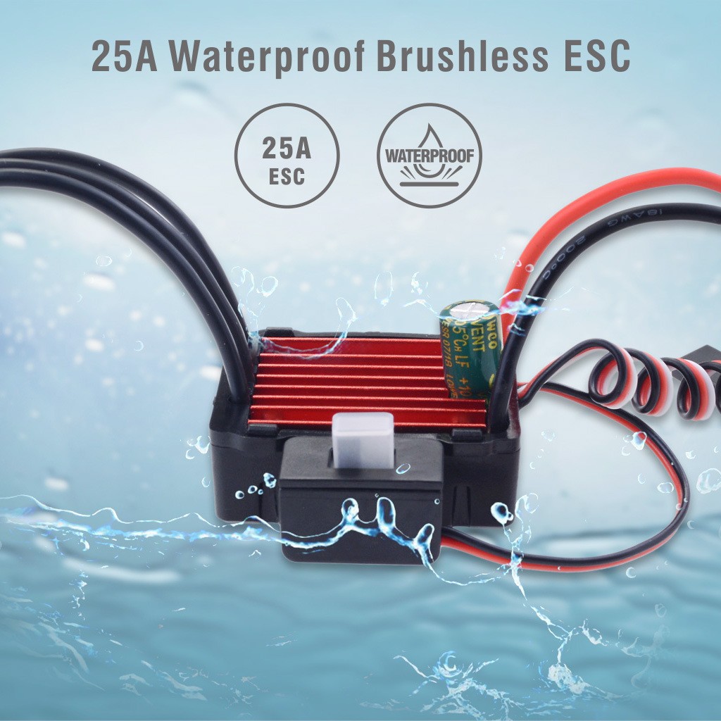 源头工厂surpass-hobby 25A&35A&45A&60A防水双向电调防水控 制器 20个图2