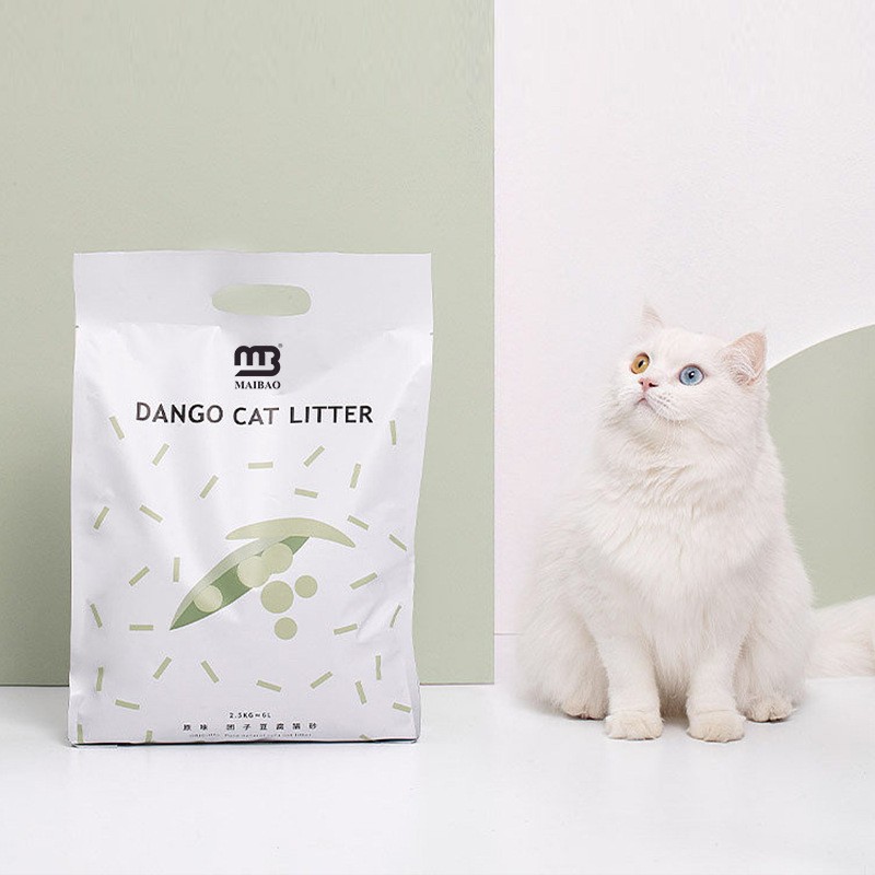 猫咪零食袋 手提真空食品包装 自立自封铝箔袋 狗粮猫砂宠物粮袋图3