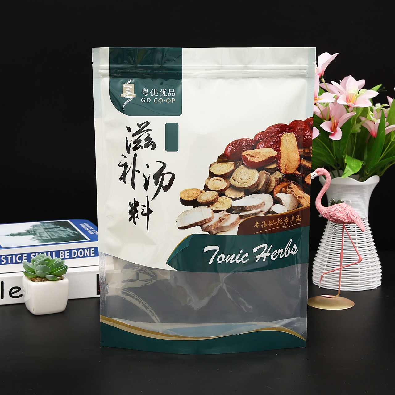 工厂直营滋补汤料包装袋蘑菇干货包装自立自封袋食品塑料袋 批发图3
