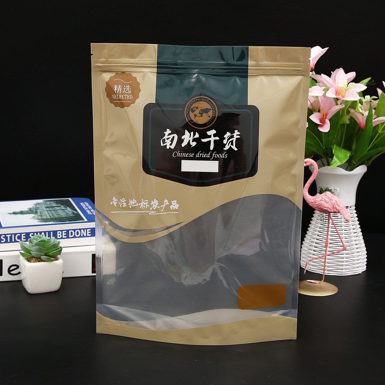 工厂直营滋补汤料包装袋蘑菇干货包装自立自封袋食品塑料袋 批发图2