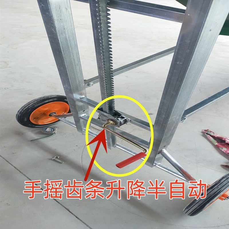 玉米棒子输送机皮带传输机颗粒货物输送带裙边防漏上棒机一件批发图3