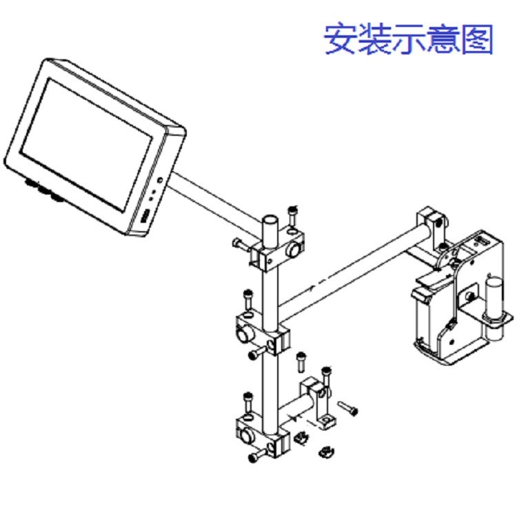 现货供应纸箱纸盒标签平面二维码logo高解析打标机喷码机图5