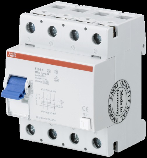ABB电磁式漏电保护装置F204 AC-63/0.03正品2CSF204005R1630开关图2