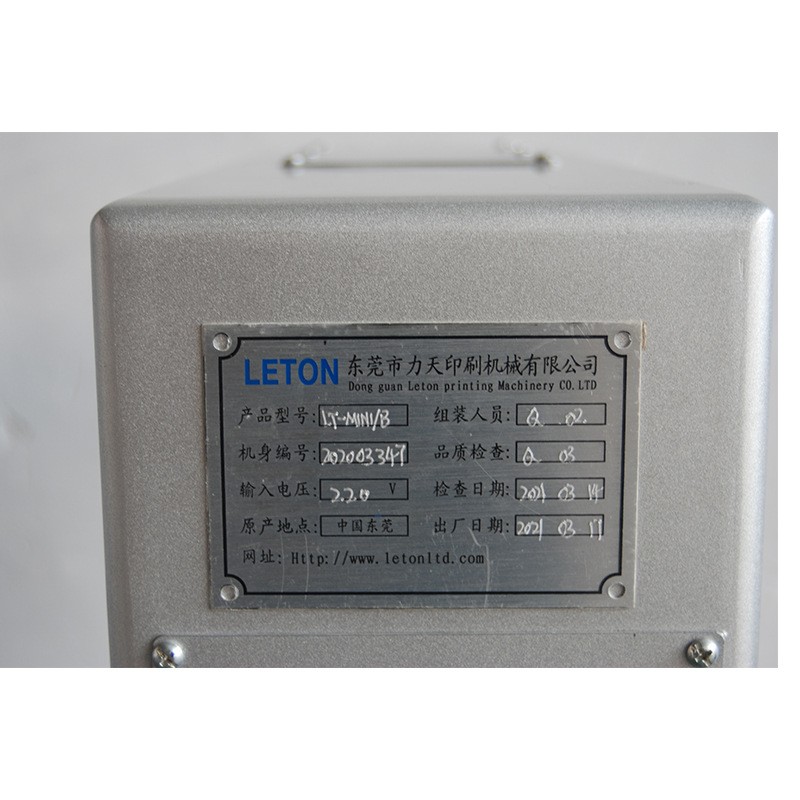 LETON-125A气动小型移印机服装单色油盘移印机半自动印 刷移印机图4
