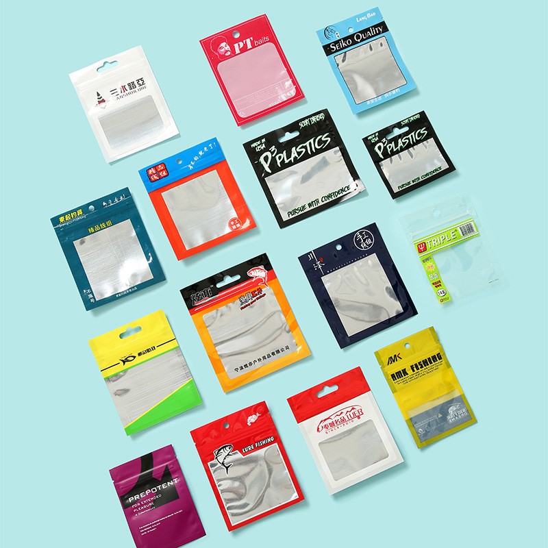 密封批发线组鱼钩包装袋 渔具塑料袋 鱼钩自封拉链袋厂家批发图2