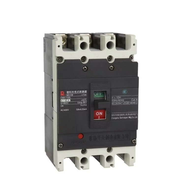 CM3-100L/3300 3P 100A 原厂 常熟开关制造有限公司 塑壳断路器 2个棋手图2