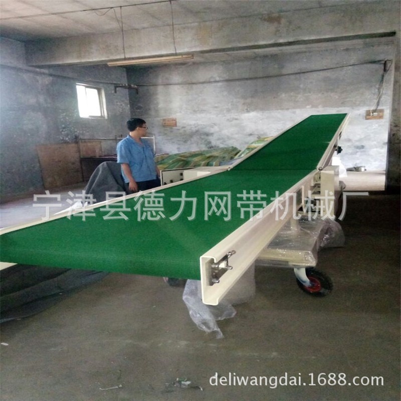 化妆品包装输送线液压升降皮带输送机不锈钢皮带输送线图4