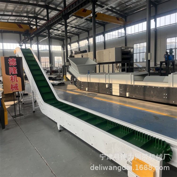 化妆品包装输送线液压升降皮带输送机不锈钢皮带输送线图2