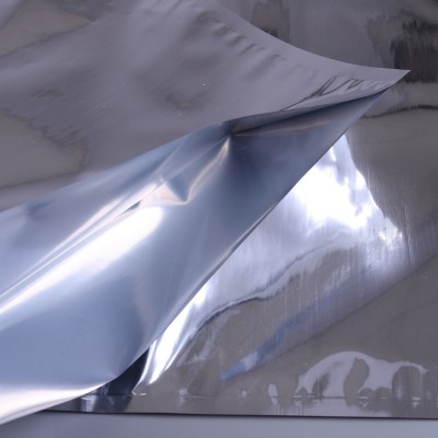 厂家供应大尺寸镀铝袋加厚纯铝平口真空包装袋DIY设计防潮铝箔袋
