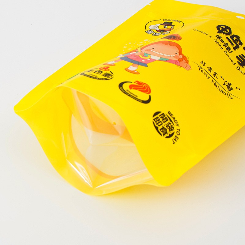 批发卤味鸭掌外包装袋印刷透明开窗复合袋休闲食品密封塑料袋图3