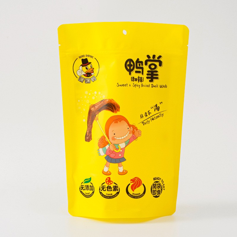 批发卤味鸭掌外包装袋印刷透明开窗复合袋休闲食品密封塑料袋图4
