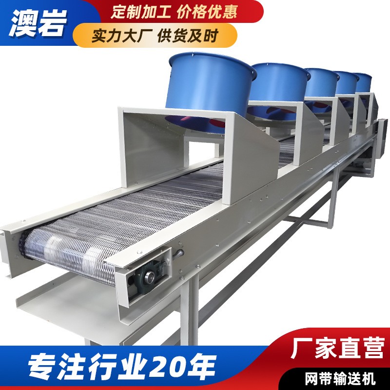 食品包装流水线网带输送机热卖 网链传送机304不锈钢网带式输送机图2