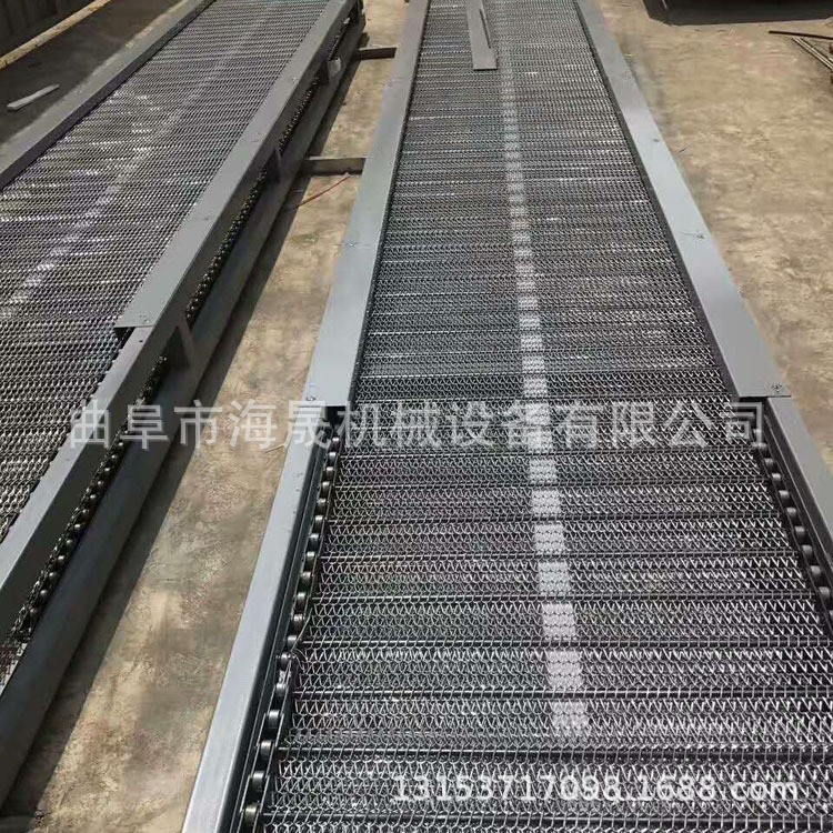 定做链条式传送带食品平行输送流水线 304不锈钢网带输送机厂家图4