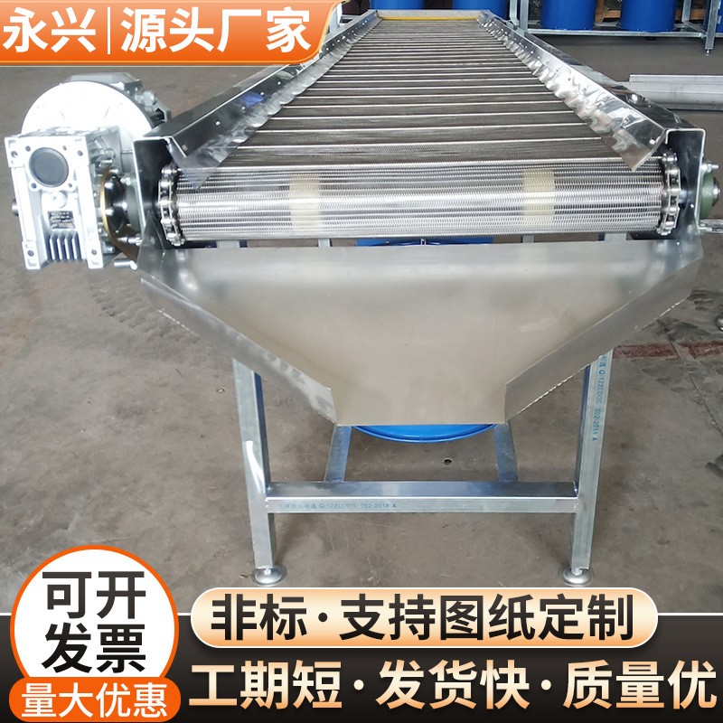 网带输送机耐高温油炸食品加工流水线传输机风干冷却不锈钢输送机图4