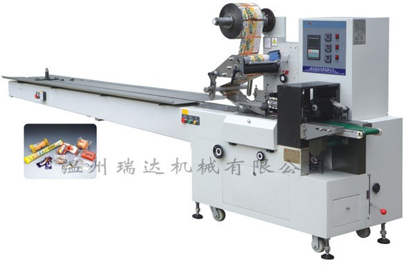 DXD-300型 瑞达 多功能 枕式包装机 上走膜 食品 饼干 面包包装机图2