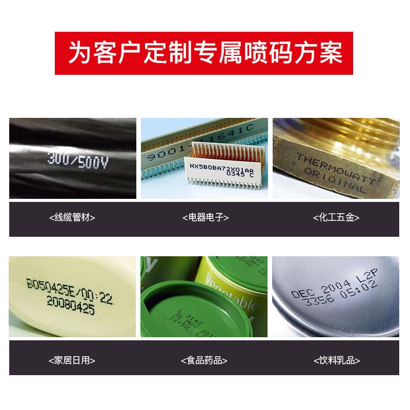 全自动喷码机 食品喷码 日期喷码 饮料喷码 纸盒喷码 包装袋喷码图3