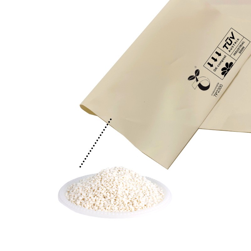 厂家供PLA全生物降解塑料自粘袋 食品水果封口袋 出口服装包装袋图2