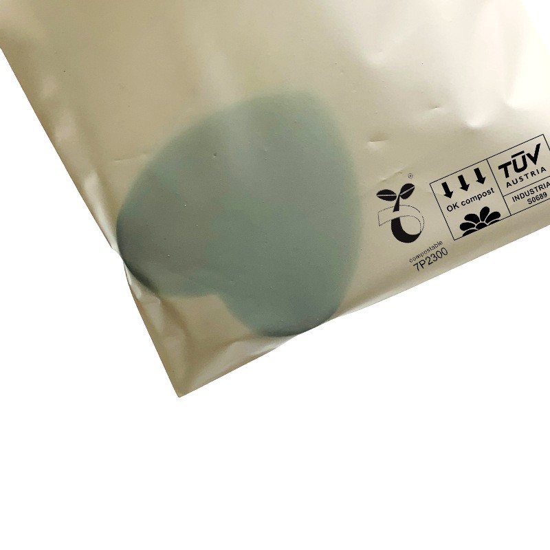 厂家供PLA全生物降解塑料自粘袋 食品水果封口袋 出口服装包装袋图3