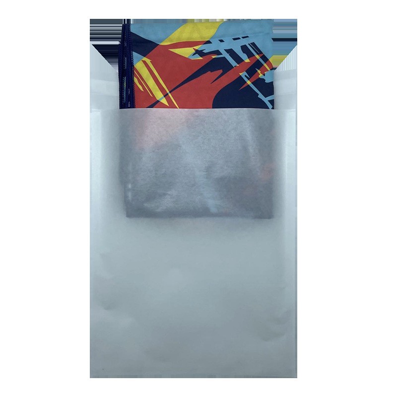定制全降解格拉辛自粘纸袋环保蜡光纸袋白色半透明高档服装包装袋图5
