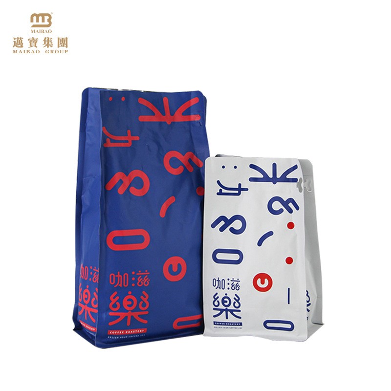 厂家加工铝箔咖啡包装袋带气阀八边封复合袋自立易撕拉咖啡图5