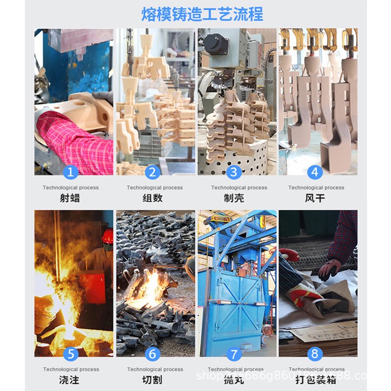 机械五金配件加工铸造 硅溶胶工艺 合金钢精密铸造件汽车农机配件 1公斤图3