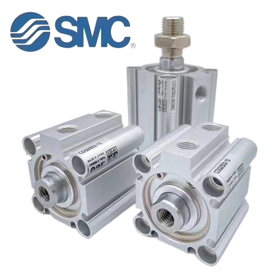 全新SMC薄型气缸CDQ2A125/CQ2B100-10/15/20/25/30/50/100DMZ-M 9B图1