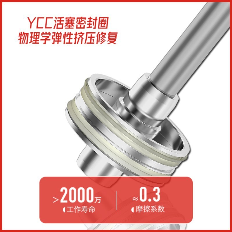 源头厂家QGB气缸重型气缸大推力大缸径可调行程可定气动元件铝铁  QGB400X1000图3