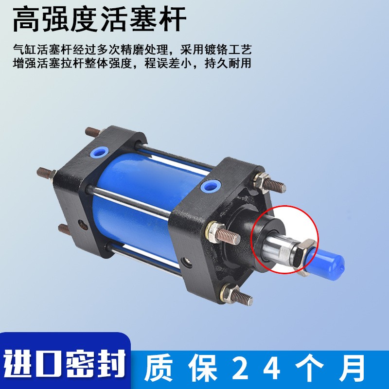 重型全铁气缸QGB II QGA QGS JB80/100/125/160/200/250/320/400   QGB100X200图4