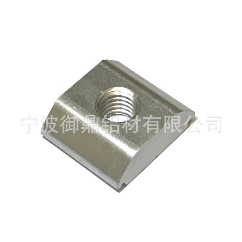 宁波源头厂家 光伏支架滑块螺母M8中压块卡块铝合金滑块螺母 200件图5