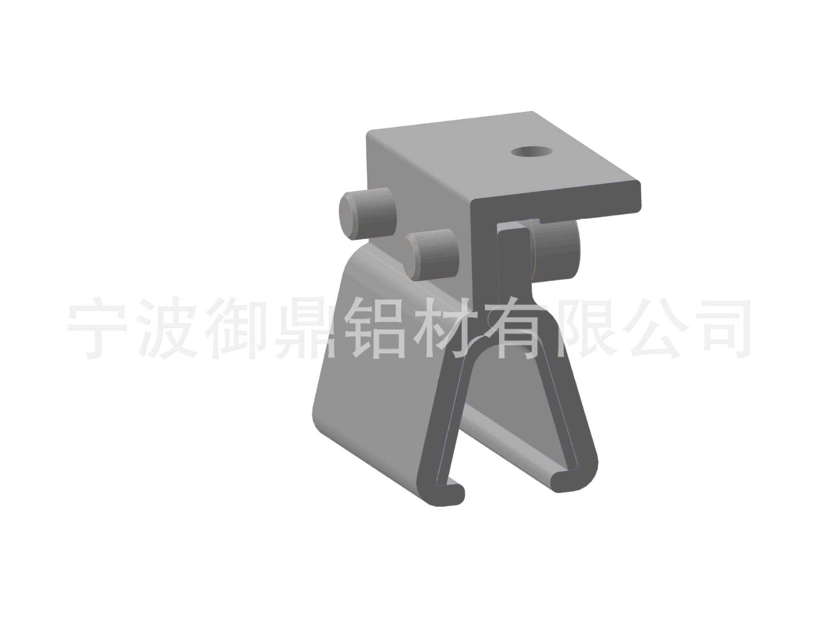 宁波御鼎光伏 太阳能彩钢瓦屋面角驰型夹具光伏铝合金支架 50个图5