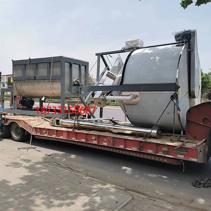 卧式混合机腻子粉不锈钢拌料机粉体全自动包装化工干粉商用搅拌机图4
