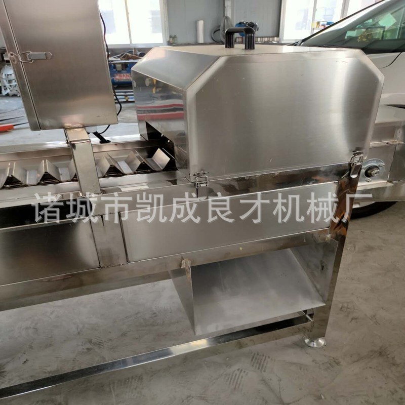 速冻玉米切段机 鲜玉米切头去尾机 玉米棒切断机图4