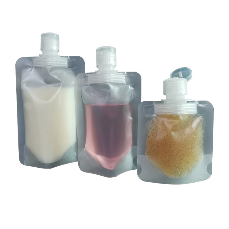 厂家现货加厚便携乳液旅行分装袋化妆品分装袋护肤品翻盖吸嘴袋图5