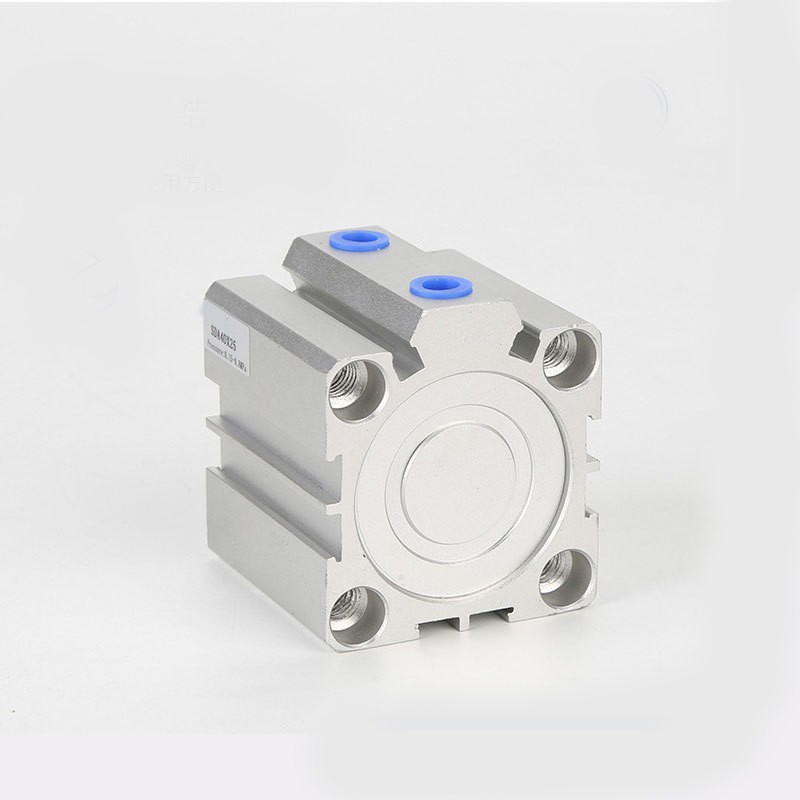 亚德客型薄型气缸SDA50X40大缸径SDAJ63X25X15SB双出可调薄 型气缸 1个图3