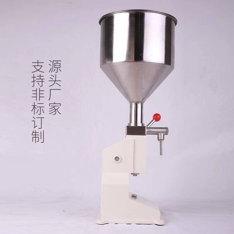 A03手动小型膏体液体手压定量灌装机药膏食品洗衣液蜂蜜分装机图3