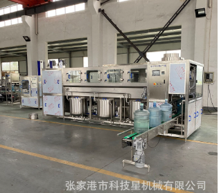 600桶装水灌装机 3加仑、5加仑大桶水灌装封口机生产线图4
