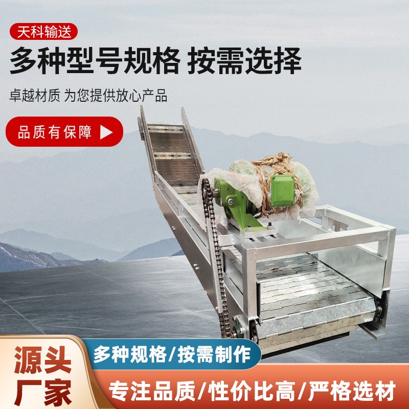 链板提升机厂家直供 小型电动斗式上料机流水线 链板式爬坡提升机图2