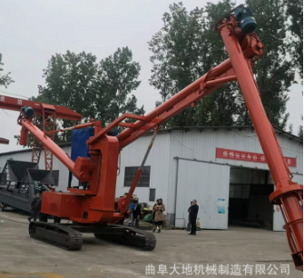 360度旋转绞龙进料吸灰机 散料卸船机 粉煤灰螺旋输送装卸机图2