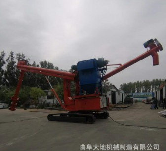 360度旋转绞龙进料吸灰机 散料卸船机 粉煤灰螺旋输送装卸机图4