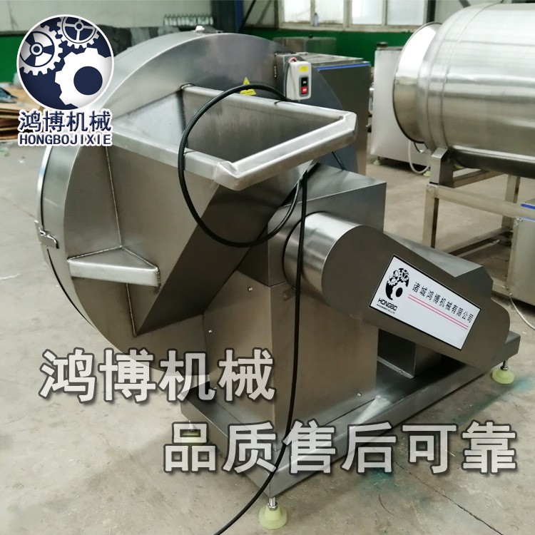 冻鸡骨架液压刨肉机厂家 鸿博商用牛羊肉切片设备 BR980D切片机图2