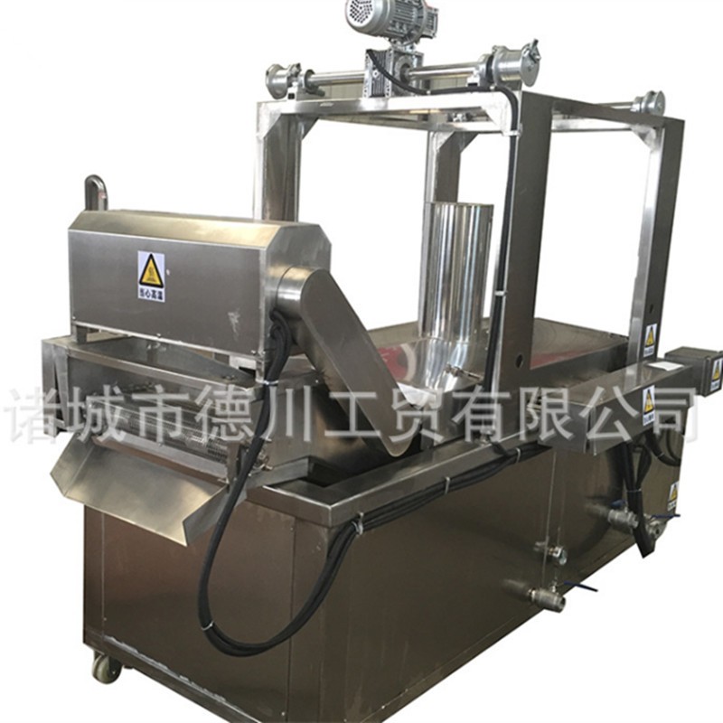 自动搅拌恒温油炸锅油水分离型 豆制品油炸机 自动出料蚕豆油炸锅图5